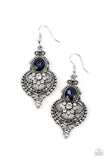 Paparazzi Earring - Castle Chateau - Blue
