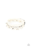 Paparazzi Bracelet - Shoreside Soiree - White