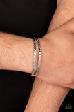 Paparazzi Bracelet - Excessive Edge - Silver
