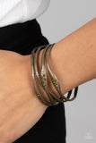 Paparazzi Bracelet - Line It Up - Brass