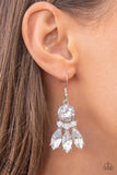 Paparazzi Earring - To Have and to SPARKLE - White