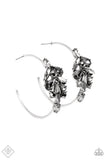 Paparazzi Earring - Arctic Attitude - Silver