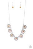 Paparazzi Necklace - Garden Greetings - Orange