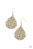 Paparazzi Earring - Botanical Berries - Yellow