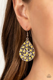 Paparazzi Earring - Botanical Berries - Yellow