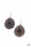 Paparazzi Earring - Sagebrush Sabbatical - Black