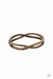 Paparazzi Bracelet - Woven in Wealth - Brass
