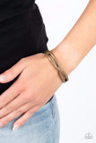 Paparazzi Bracelet - Woven in Wealth - Brass