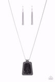 Paparazzi Necklace - Private Plateau - Black