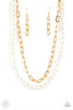 Paparazzi Necklace - Suburban Yacht Club - Gold