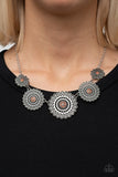Paparazzi Necklace - Marigold Meadows - Orange