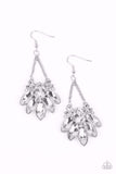 Paparazzi Earring - Prismatic Pageantry - White