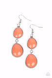 Paparazzi Earring - Mediterranean Myth - Orange