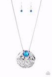 Paparazzi Necklace - Lush Lattice - Blue