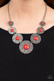 Paparazzi Necklace - Garden Glade - Red