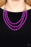 Paparazzi Necklace - Summer Surprise - Purple