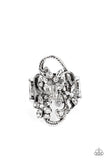 Paparazzi Ring - Flirtatiously Flowering - White