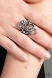Paparazzi Ring - Flirtatiously Flowering - White