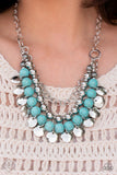 Paparazzi Necklace - Leave Her Wild - Blue