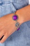 Paparazzi Bracelet - Positively Poppy - Purple