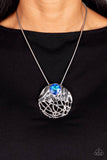 Paparazzi Necklace - Lush Lattice - Blue