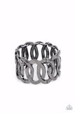 Paparazzi Bracelet - Industrial Indulgence - Black