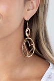 Paparazzi Earring - Enchanting Echo - Gold