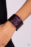 Paparazzi Bracelet - Simply Stunning - Purple