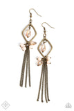 Paparazzi Earring - Effulgent Era - Brass