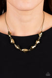 Paparazzi Necklace - Raw Rapture - Brass