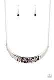 Paparazzi Necklace - Bejeweled Baroness - Purple