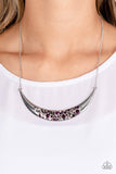 Paparazzi Necklace - Bejeweled Baroness - Purple