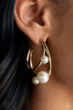Paparazzi Earring - Metro Pier - Gold