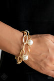 Paparazzi Bracelet - Nautical Mileage - Gold