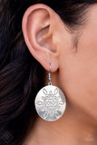 Paparazzi Earring  - Tidal Taste - Silver