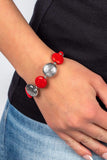 Paparazzi Bracelet - Oasis Orchard - Red