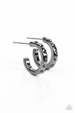 Paparazzi Earring - Gallant Glitz - Black