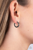 Paparazzi Earring - Gallant Glitz - Black