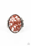 Paparazzi Ring - Majestic Marbling - Brown