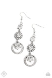 Paparazzi Earring - Enchanting Effulgence - White
