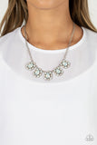 Paparazzi Necklace - Pearly Pond - White