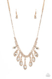 Paparazzi Necklace - REIGNING Romance - Gold