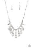 Paparazzi Necklace - REIGNING Romance - White