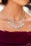 Paparazzi Necklace - REIGNING Romance - White