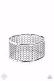 Paparazzi Bracelet - Camelot Couture - Silver