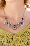Paparazzi Necklace - Marble Medley - Black