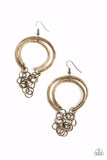 Paparazzi Earring - Dont Go CHAINg-ing - Brass