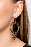 Paparazzi Earring - Dont Go CHAINg-ing - Brass