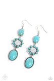 Paparazzi Earring - Carefree Cowboy - Blue