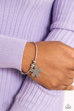 Paparazzi Bracelet - Comber Canvas - Silver